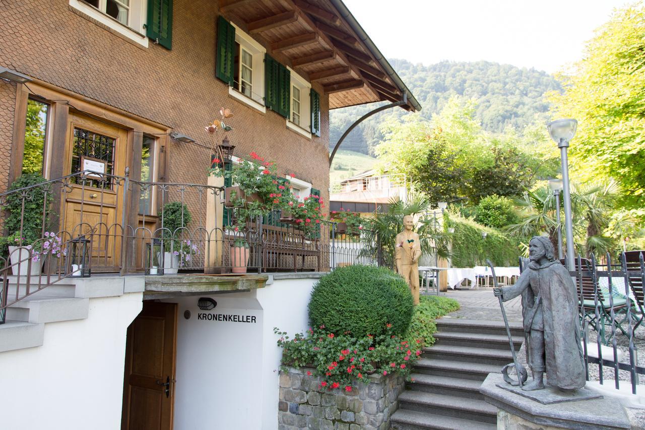 Gasthof Krone Blatten Blatten  Bagian luar foto
